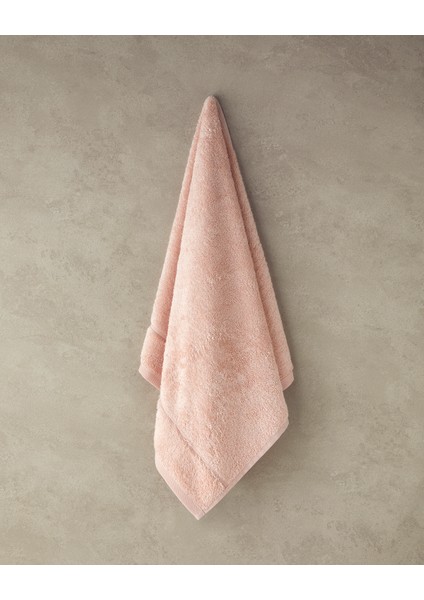 Leafy Bambu Yüz Havlusu Pembe