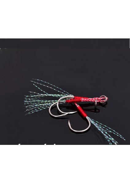 Jig Assist Iğnesi - 3 Adet - Jig Yardımcı Kanca - ( 10 - 25GR Arası Jigler Için )