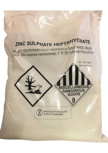 Ekmekçioğulları Çinko Sülfat Heptahidrat 25 kg