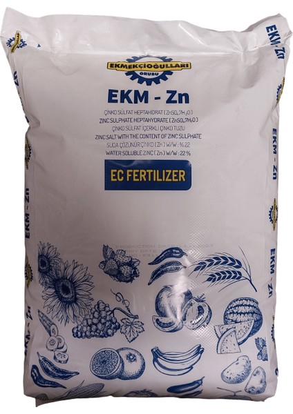 Ekmekçioğulları Çinko Sülfat Heptahidrat 25 kg