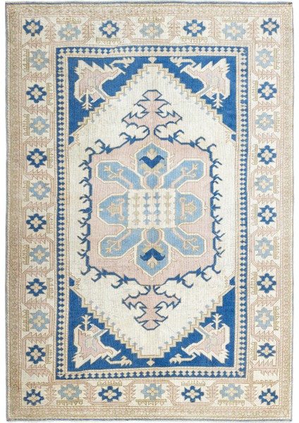 Kaman Oriental Figürlü El Dokuma Yün Halı 178X257 cm