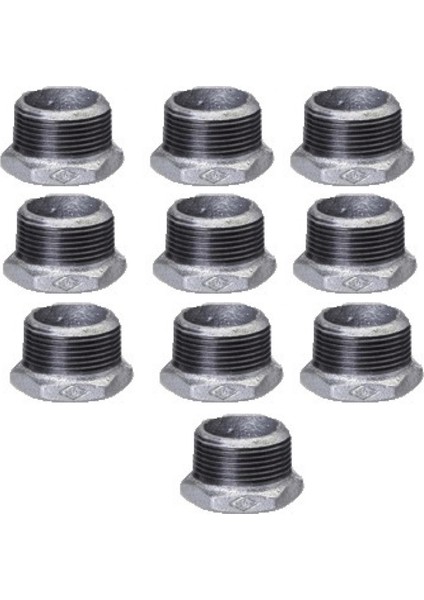 Mech Redüksiyon Döküm Dişli 1 1/4 *1 Galv. Paket 10'lu