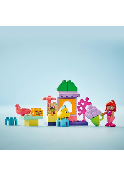 LEGO® DUPLO® | Disney Ariel ve Flounder’ın Kafe Standı 10420 - 2 Yaş ve Üzeri Çocuklar İçin Küçük Deniz Kızı İçeren Eğitici Oyuncak Yapım Seti (22 Parça)