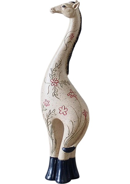 Reçine Hayvan Heykeli Ev Dekorasyon El Sanatları Dekorasyon Heykel Heykel Geyiği (Yurt Dışından)