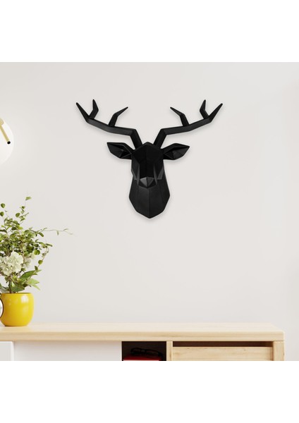 Reçine Geyik Kafası Heykel Duvara Monte Heykeli Figürler Dekorasyon (Yurt Dışından) fırsatları