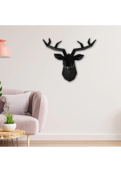 Reçine Geyik Kafası Heykel Duvara Monte Heykeli Figürler Dekorasyon (Yurt Dışından) indirimleri