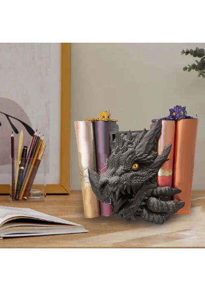 Masa Kitaplık Girişi Için Ejderha Heykeli Heykel Bookend Kitap Desteği (Yurt Dışından) fırsatları