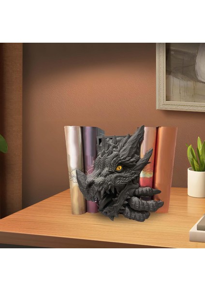 Masa Kitaplık Girişi Için Ejderha Heykeli Heykel Bookend Kitap Desteği (Yurt Dışından) indirimleri