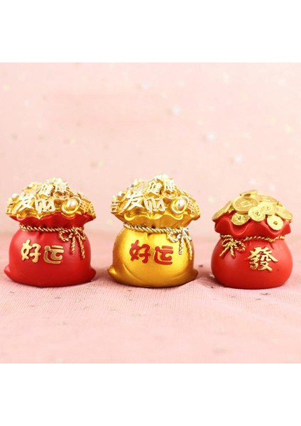 Şanslı Zenginlik Çin Feng Shui Heykelcik Süsleme Şanslar Altın (Yurt Dışından) modelleri