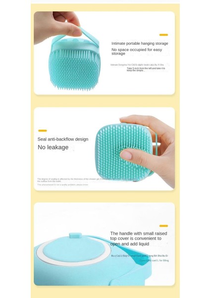 Pet Epilasyon Banyo Fırçası Silikon Masaj Fırçası (Yurt Dışından)