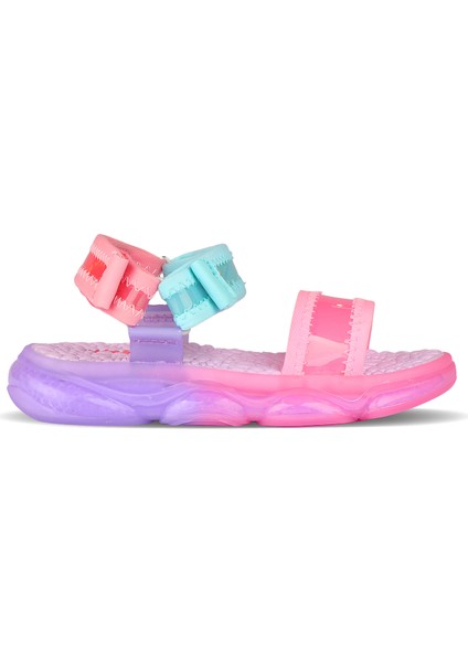 Flora Hafif Kız Bebek Pembe Sandalet