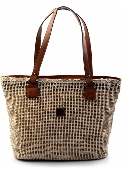 Nude Örgü Kadın Omuz Çantası C06960189416