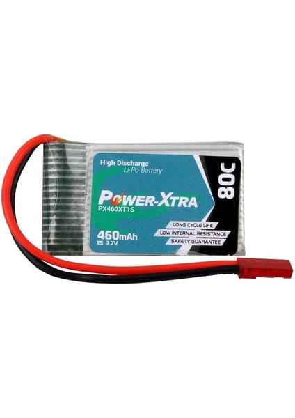 PX460XT1S - 1S1P - 3.7V 460 Mah Li-Polymer Pil -80C