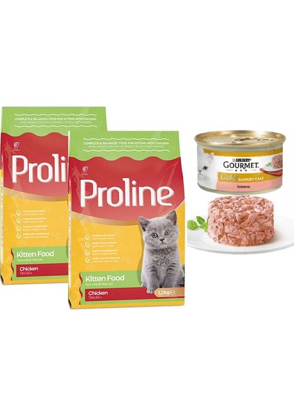 Proline Kitten 1,2 kg  2 Adet  Hediyeli