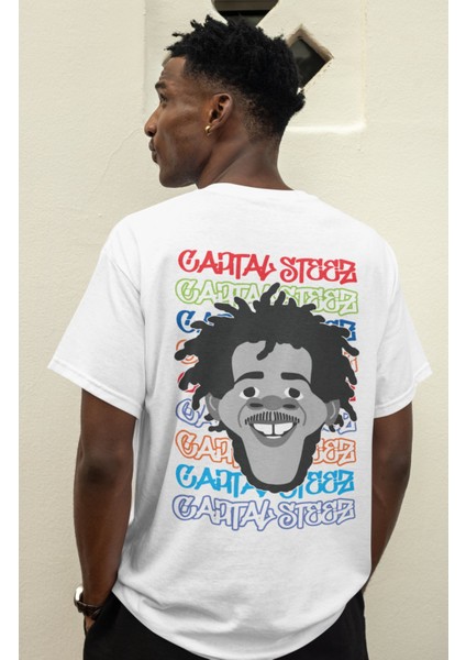 Capital Steez Sırt Baskılı T-Shirt, Rap Music Tişört modelleri