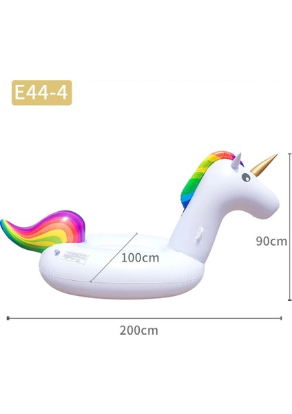 Büyük Unicorn Yetişkin Çocuklar Şişme Yüzme Şamandıra Tüpü (Yurt Dışından)
