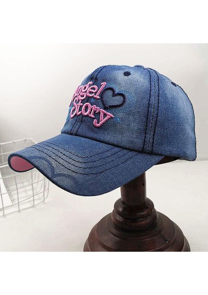 Kovboy Sivri Şapka Kadın Açık Rahat Beyzbol Şapkası Yaz Güneşlik Güneş Koruyucu Şapka (Yurt Dışından)