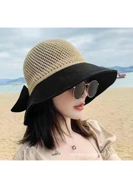 Nefes Alabilen Dikiş Balıkçı Şapkası Bayanlar Ilkbahar ve Yaz Güneşlik (Yurt Dışından) fiyatları