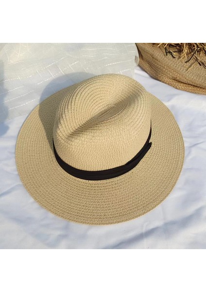 Katlanabilir Güneş Şapkası Büyük Baş Çevresi Büyük Ağızlı Balıkçı Şapkası Hasır Şapka (Yurt Dışından)