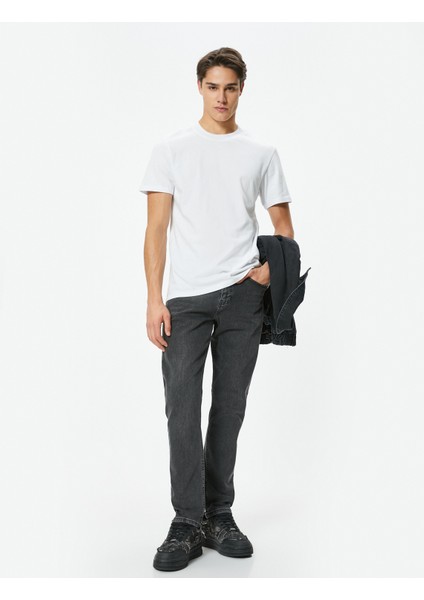 Slim Fit Kot Pantolon - Brad Jean
