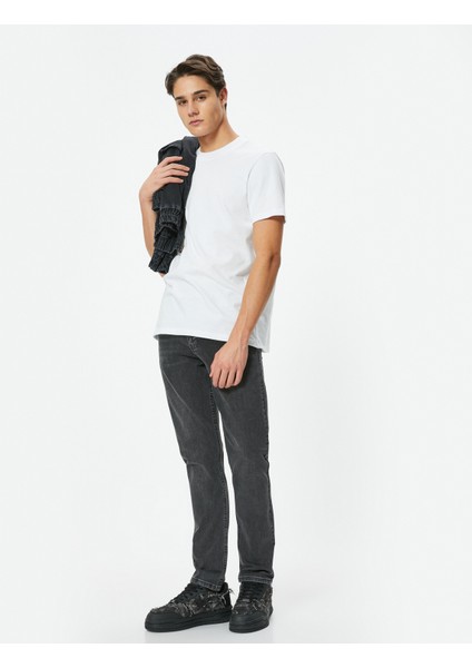 Slim Fit Kot Pantolon - Brad Jean