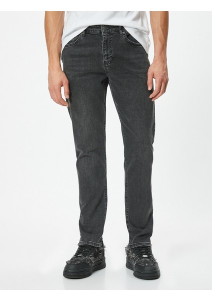 Slim Fit Kot Pantolon - Brad Jean