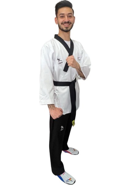 Taekwondo Siyah Yaka Poomsae-Pomse Elbisesi (Yıldız Erkek)