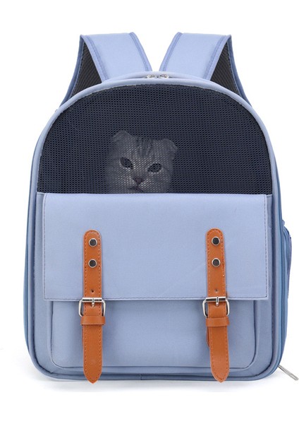 Outing Omuz Kedi Sırt Çantası Çizilmeye Dayanıklı Kedi Çantası Aşınmaya Dayanıklı Köpek Kutusu (Yurt Dışından)