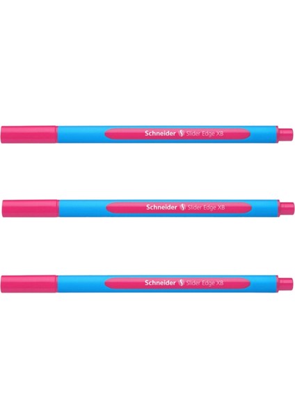 Schneıder Tükenmez Kalem Slıder Edge Pembe Xb 152209 3 Adet