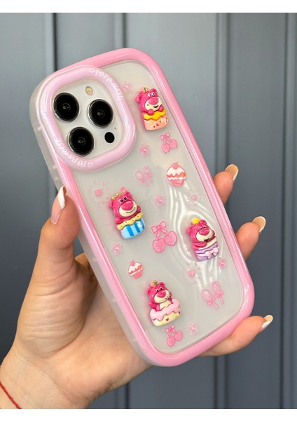 iPhone 14 Pro Max Uyumlu 3 Boyutlu Karakter Desenli Darbe Emici Özellikli Lüx Tam Koruyucu Kılıf