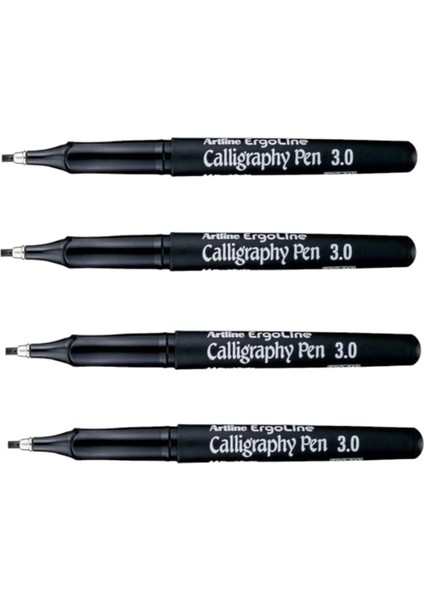 Ergoline Calligraphy Pen 3.0 Black 4 Adet