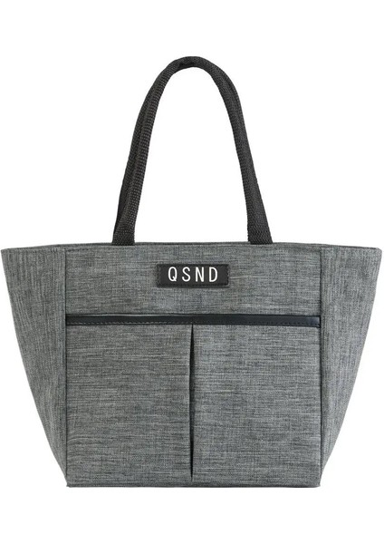 Zhuningshop3 Gri Tarzı S Beden Öğle Yemeği Çantalarını Sıcak Tutun (Yurt Dışından)
