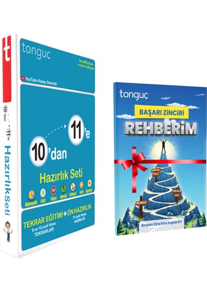 10'dan 11'e Hazırlık Seti - Başarı Zinciri Rehberim 2'li Set