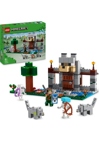 LEGO® Minecraft™ Kurt Kalesi 21261 - 8 Yaş ve Üzeri Macera Oyunları Seven Çocuklar İçin Kaşif İçeren Yaratıcı Oyuncak Yapım Seti (312 Parça)