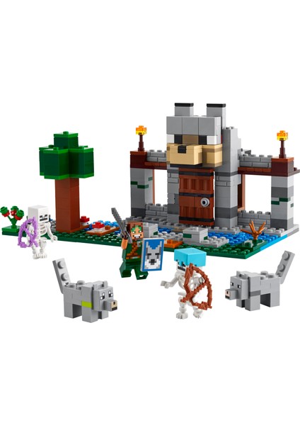 LEGO® Minecraft™ Kurt Kalesi 21261 - 8 Yaş ve Üzeri Macera Oyunları Seven Çocuklar İçin Kaşif İçeren Yaratıcı Oyuncak Yapım Seti (312 Parça)