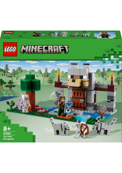 LEGO® Minecraft™ Kurt Kalesi 21261 - 8 Yaş ve Üzeri Macera Oyunları Seven Çocuklar İçin Kaşif İçeren Yaratıcı Oyuncak Yapım Seti (312 Parça)