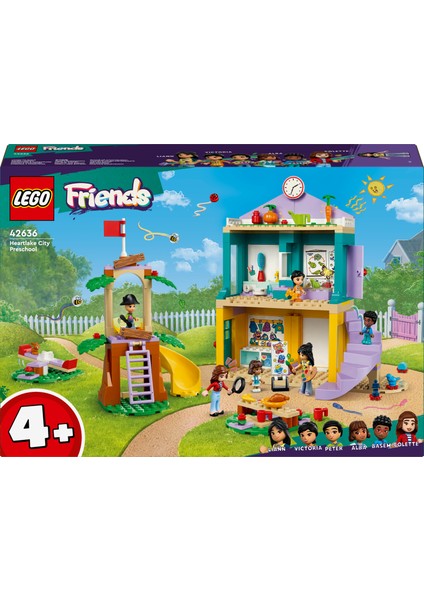 LEGO® Friends Heartlake City Anaokulu 42636 - 4 Yaş ve Üzeri Çocuklar için Eğitici ve Yaratıcı Oyuncak Yapım Seti (239 Parça)