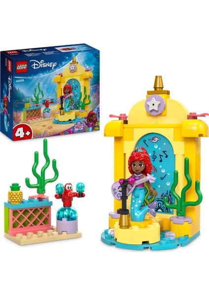 LEGO® | Disney Princess Ariel'in Müzik Sahnesi 43235 - 4 Yaş ve Üzeri Prenses Seven Çocuklar için Yaratıcı Oyuncak Yapım Seti (60 Parça)