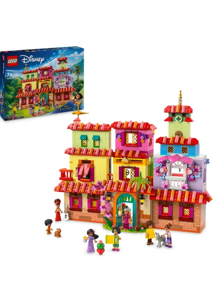 LEGO® | Disney Enkanto Sihirli Madrigal Evi 43245 # 7 Yaş ve Üzeri Çocuklar İçin Mirabel Mini Bebek Figürü İçeren Yaratıcı Oyuncak Yapım Seti (1560 Parça)