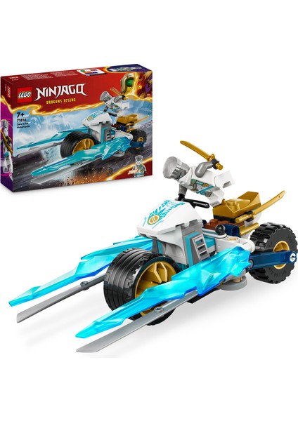 LEGO® NINJAGO® Zane’in Buz Motosikleti 71816 – 7 Yaş ve Üzeri İçin Zane Minifigürü İçeren Yaratıcı Oyuncak Yapım Seti (84 Parça)