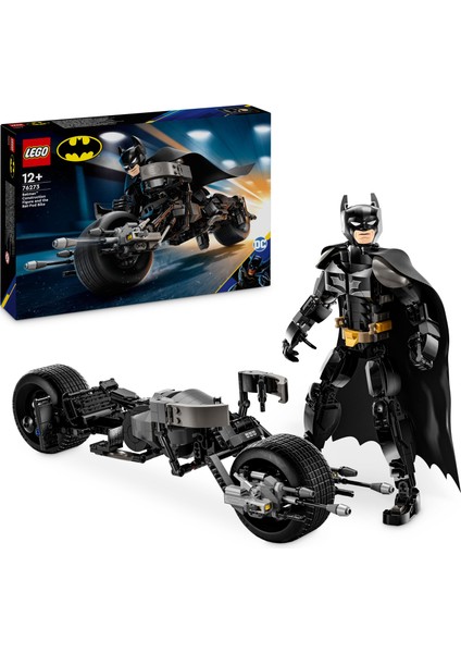 ® DC Batman™: Batman Yapım Figürü ve Bat-Pod Motosiklet 76273 - 12 Yaş ve Üzeri Süper Kahraman Sevenler için Kara Şövalye Süper Kahraman Model Yapım Seti (713 Parça)