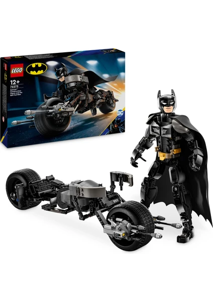 LEGO® DC Batman™: Batman Yapım Figürü ve Bat-Pod Motosiklet 76273 - 12 Yaş ve Üzeri Süper Kahraman Sevenler için Kara Şövalye Süper Kahraman Model Yapım Seti (713 Parça)