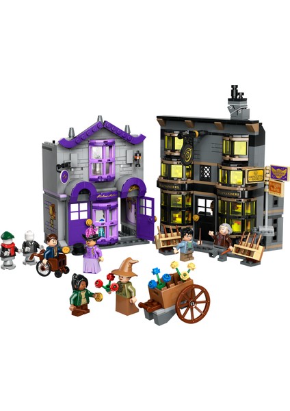 LEGO® Harry Potter Ollivanders ve Madam Malkin'in Cübbe Dükkanı 76439 - 8 Yaş ve Üzeri Çocuklar için Diagon Yolu Oyuncak Mağazası Modeli Yapım Seti (744 Parça)