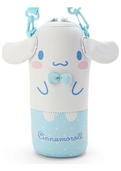 Boutique Kawaii Sanrioed Anime Karikatür Serisi My Melody Cinnamoroll Kuromi Su Şişesi Seti Sevimli Karikatür Su Bardağı Çantası Çapraz Sırt Çantası (Yurt Dışından)