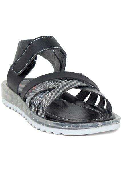 Şa P K 011 Patik Kız Çocuk Düz Sandalet Siyah fiyatları