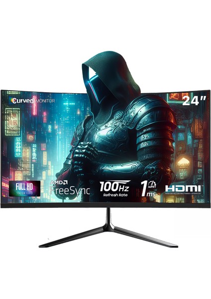 E-Vix Maat I5-12400F 32GB 256GB M.2 Nvme Rtx 3060 Ti 8gb 24" Oyuncu Masaüstü Bilgisayarı