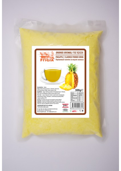 Ananas Aromalı Toz Içecek 300 Gram