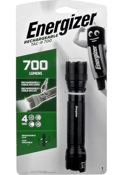Tac-R 700 Performance Metal Taktik Şarjlı El Feneri 700 Lümen