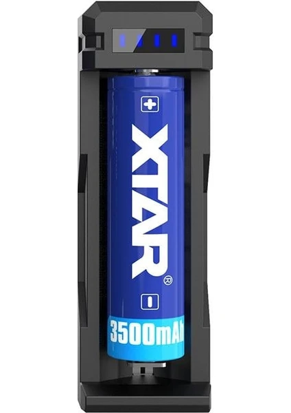 Xtar SC1 - Taşınabilir Hızlı Li-ion Pil Şarj Cihazı / 1li