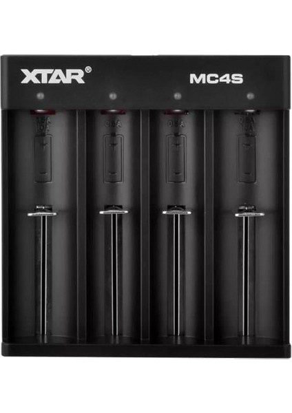 Xtar MC4S - Taşınabilir Li-ion Pil Şarj Cihazı - 4lü